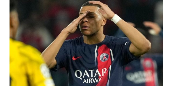 Kylian Mbappé konnte die Enttäuschung in seinem Gesicht nicht verbergen